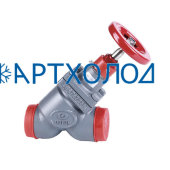 Ручной регулирующий клапан TVD-S DN25 прямоточный (Комплектация с защитным алюминиевым колпачком) 