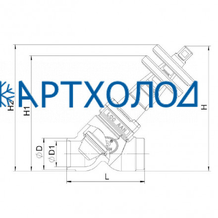 Ручной регулирующий клапан TVD-S DN25 прямоточный (Комплектация с защитным алюминиевым колпачком) Dofun Ручной регулирующий клапан TVD-S DN25 прямоточный (Комплектация с защитным алюминиевым колпачком) Dofun