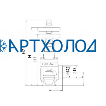 Ручной регулирующий клапан TVD-A DN32 угловой (Комплектация с защитным алюминиевым колпачком) Dofun Ручной регулирующий клапан TVD-A DN32 угловой (Комплектация с защитным алюминиевым колпачком) Dofun