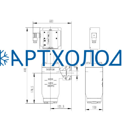 Реле уровня жидкости LS50 DN20 Dofun