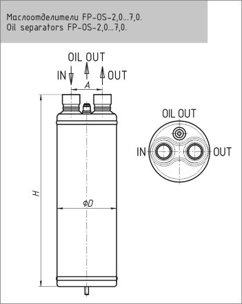 Маслоотделитель FP-OS-3,5-118 Frigopoint