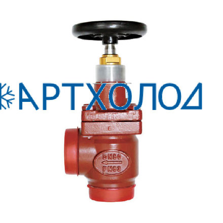 Обратно-запорный клапан SCV-HA DN32 63 бар, угловой (комплектация с маховиком)  Dofun