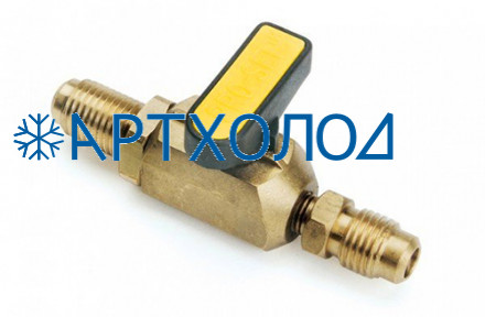 Вентиль для заправочных шлангов (M1/4"SAE х M1/4"SAE) BVM CPS