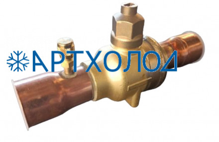 Шаровый запорный вентиль с сервисным штуцером BC-BVa-118 N Becool