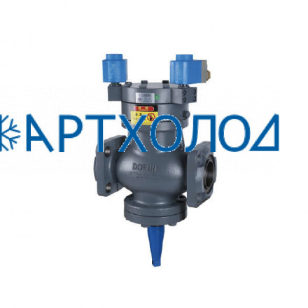 Автоматический двухступенчатый электромагнитный клапан (NC) DGSV-2C DN100  Dofun